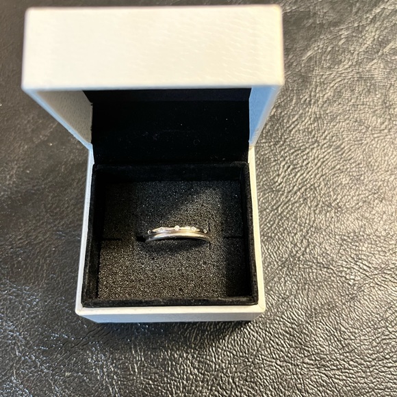 Pandora Simple Sparking Eternity Band Ring - Picture 7 of 7